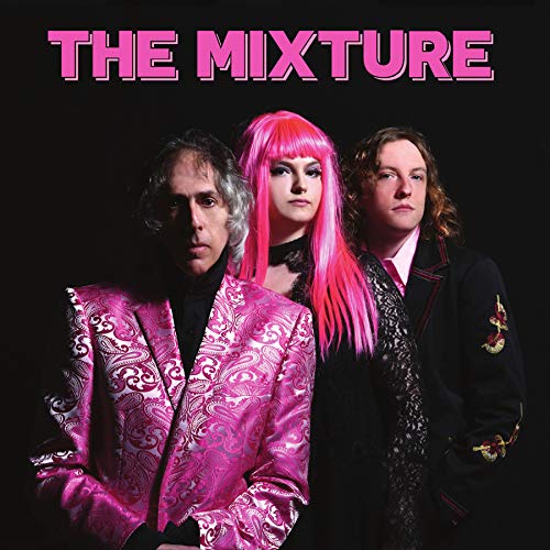 CD cover featuring three people in colorful, patterned clothing.