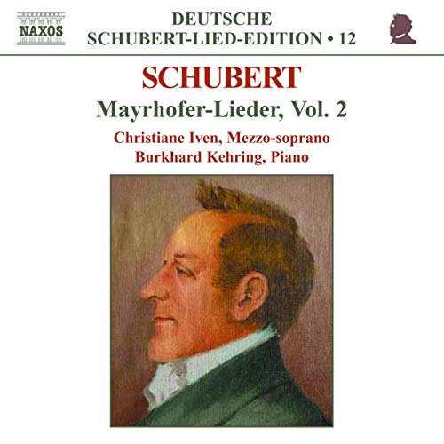CD cover: portrait of Franz Schubert with red and white text.