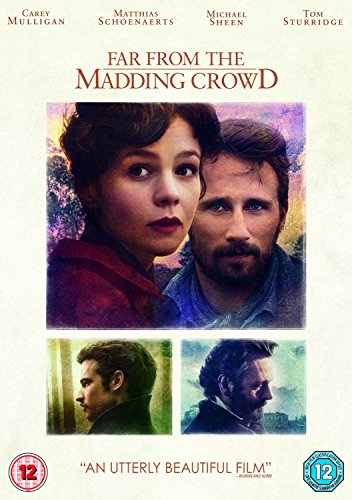 DVD cover for Far From The Madding Crowd featuring portraits of the four main actors.