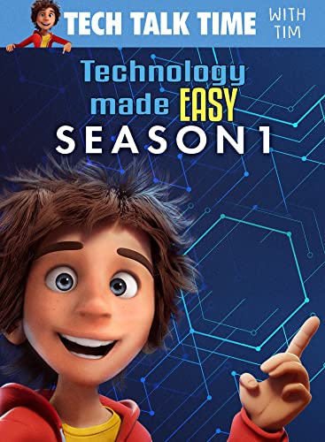 Tech Talk Time Season 1" DVD cover featuring an animated boy pointing.