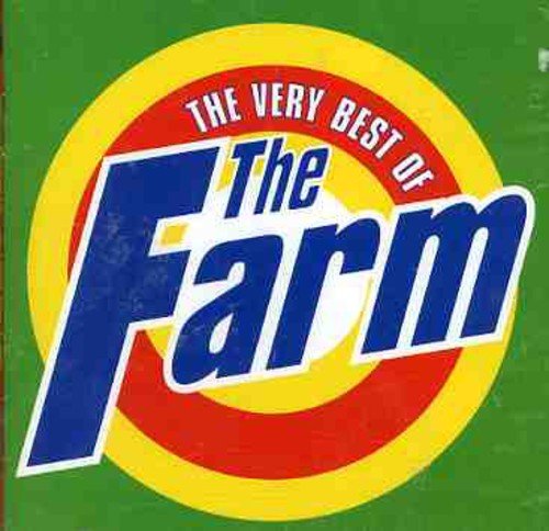 CD cover for “The Very Best Of The Farm” with bold text and circles.