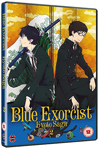 Blue Exorcist" DVD cover featuring two anime characters with swords.