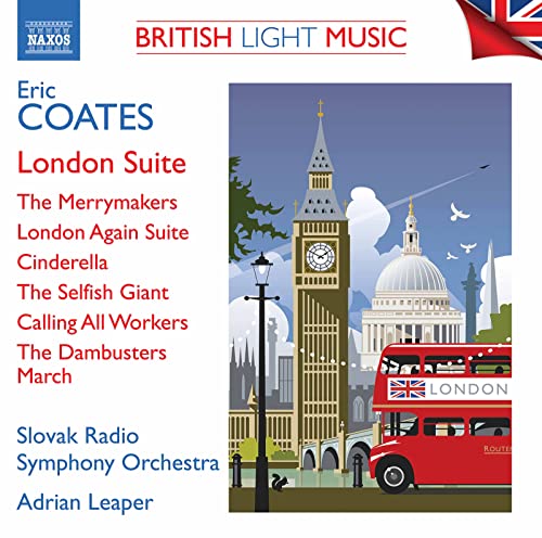 CD cover featuring Big Ben, a red bus, and the text "Eric Coates.