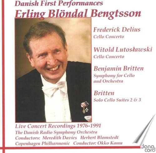 CD cover featuring portrait of cellist Erling Bløndal Bengtsson.