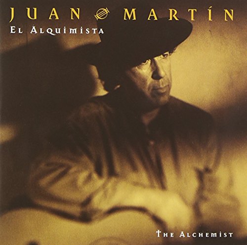 CD cover featuring a man in a hat, sepia toned, titled "El Alquimista".