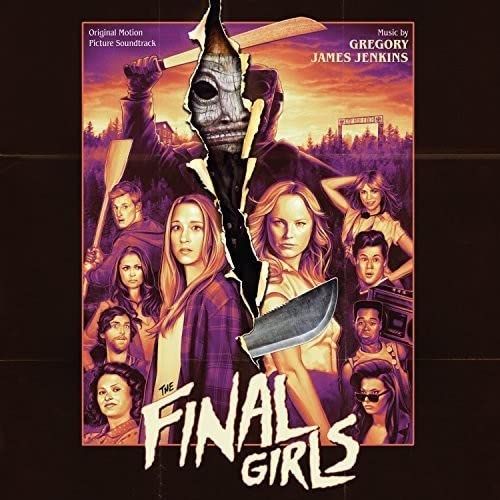CD cover for "The Final Girls" soundtrack featuring a masked figure and group.