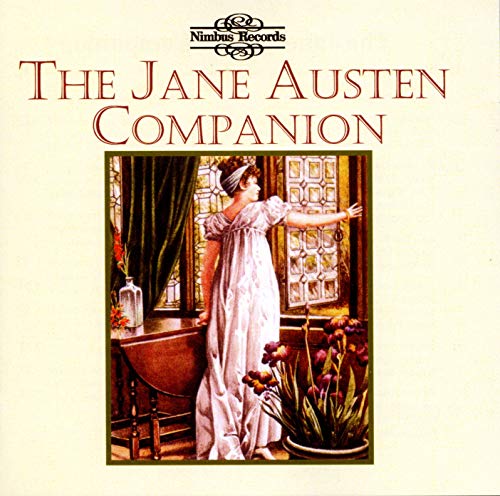 CD cover: woman in Regency dress by a window, floral foreground.