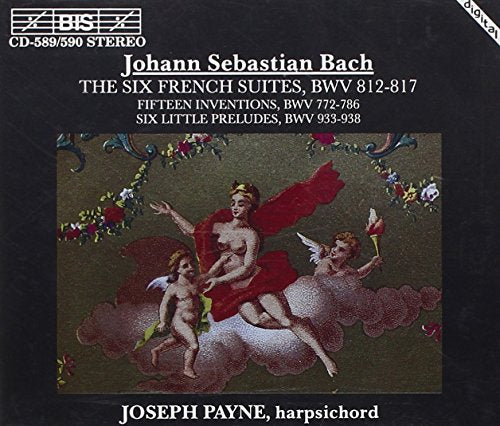 CD cover for Johann Sebastian Bach’s “The Six French Suites” by Joseph Payne.