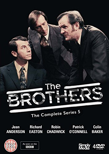 DVD cover for The Brothers Series 5 featuring three men in suits.