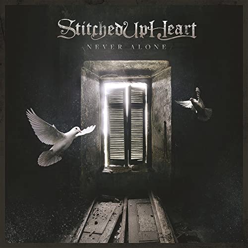 CD cover: dark room, window, two doves in flight, band logo.