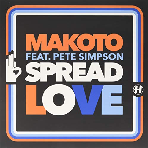 Vinyl record cover for Makoto's "Spread Love" featuring Pete Simpson.