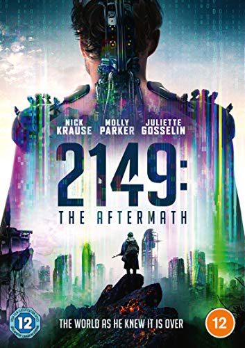 DVD cover art showing a cyborg figure overlooking a futuristic, post-apocalyptic city landscape.