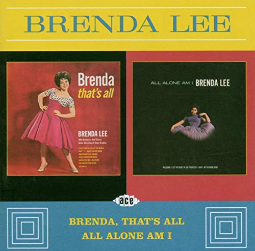 CD cover for Brenda Lee’s “Brenda That’s All/All Alone Am I.”