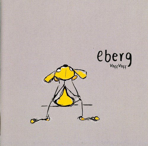 CD cover with a simple yellow dog sketch and "eberg" text.