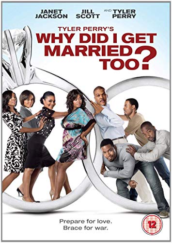 DVD cover for "Why Did I Get Married Too" featuring a group of people.
