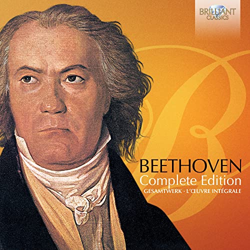 CD cover for Beethoven Complete Edition, featuring a portrait of the composer.