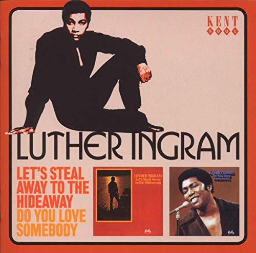 CD cover featuring Luther Ingram, song titles, and small album art thumbnails.