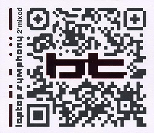 CD case with a black and white abstract design and red text “BT”.