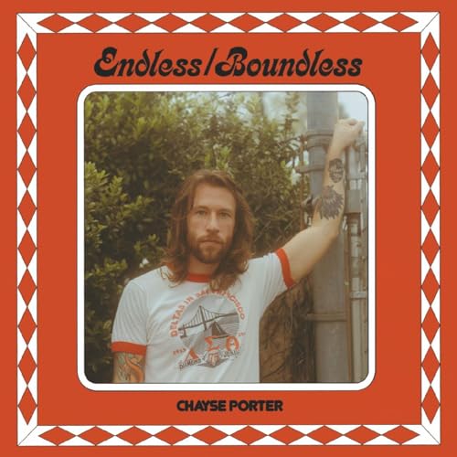 Vinyl album cover: Chayse Porter portrait with orange and white border.