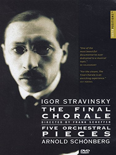 DVD cover featuring a portrait of composer Igor Stravinsky.