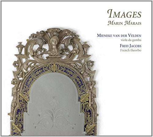 CD cover featuring ornate, silver-blue framed mirror with text details.