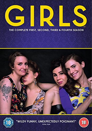 DVD cover for "Girls" seasons 1-4, featuring four young women.