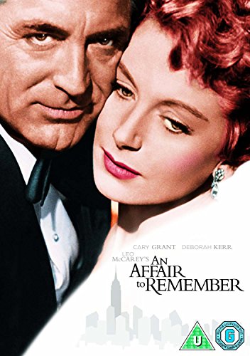 Close-up of Cary Grant and Deborah Kerr on the An Affair to Remember DVD cover.