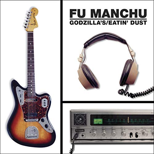Album cover featuring a guitar, headphones, and a vintage radio.