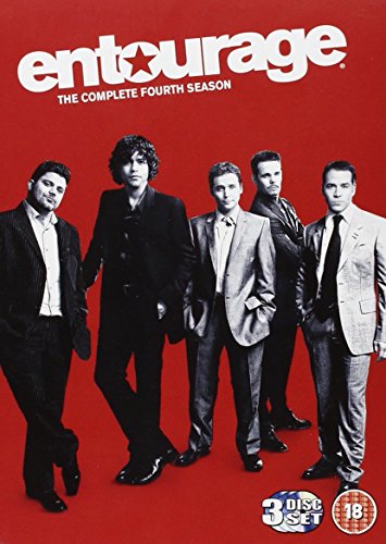 Entourage" Season 4 DVD cover featuring the four main actors in suits.