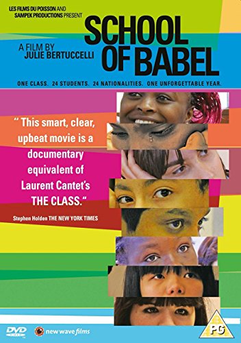 DVD cover for “School of Babel” featuring diverse student faces.