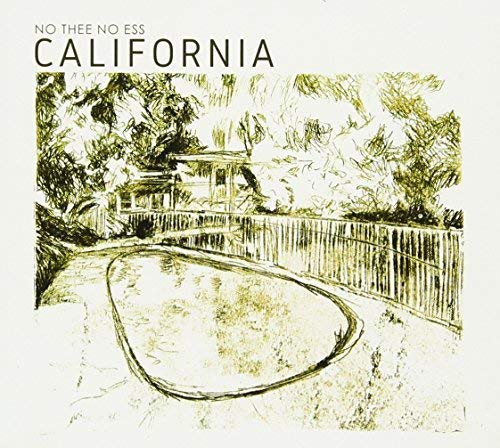 CD cover art: sketched swimming pool and house in sunlight.