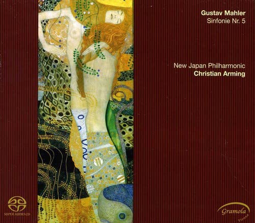 CD cover featuring Klimt-style artwork of embracing figures in gold and green.