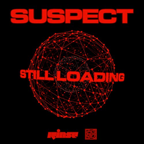 Suspect - Still Loading" CD cover: red text over a wireframe sphere.