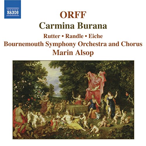 CD cover for Orff’s Carmina Burana featuring a Renaissance painting.