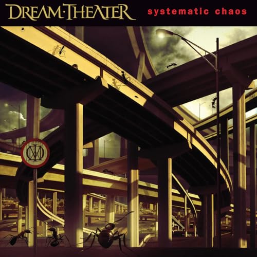 Dream Theater’s “Systematic Chaos” album cover: ants on a highway overpass.
