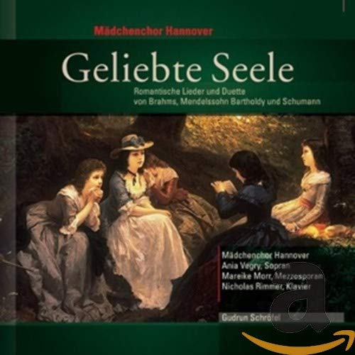CD cover for "Geliebte Seele" by Hanover Girls Choir, featuring a painting.