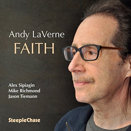 CD cover featuring a portrait of jazz musician Andy LaVerne in glasses.