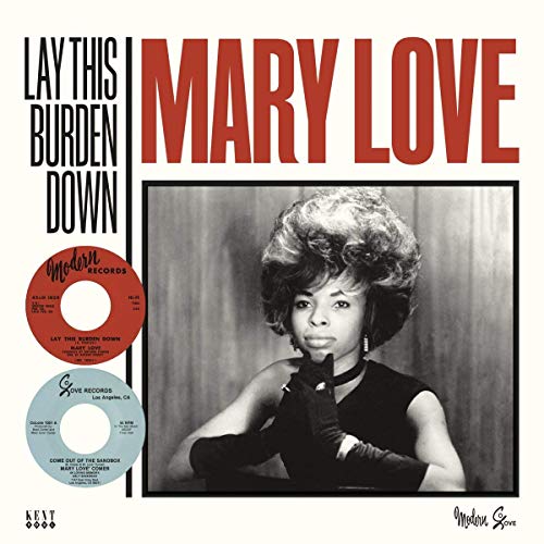 Album cover for Mary Love’s “Lay This Burden Down” featuring a portrait.