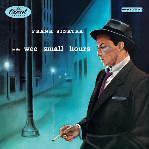 Frank Sinatra album cover, depicting him in a hat with a cigarette.