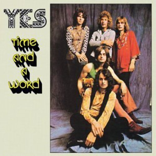Album cover for Yes’ “Time and a Word” featuring the band members.