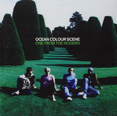 Album cover: Ocean Colour Scene, four people seated in a garden.