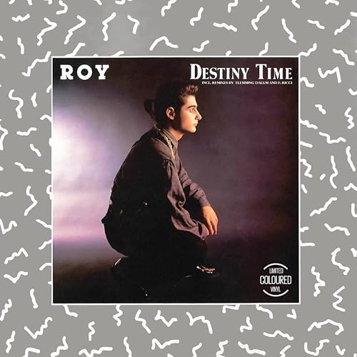 Album cover for “Destiny Time” by Roy, featuring a man in profile.
