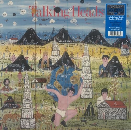 Talking Heads “Little Creatures” vinyl album cover with surreal landscape.