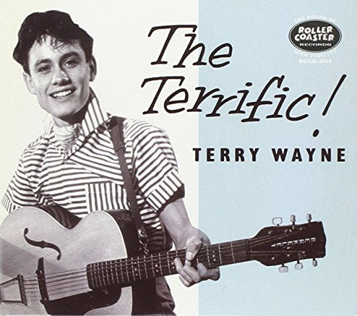 CD cover featuring Terry Wayne with a guitar, in black and white.
