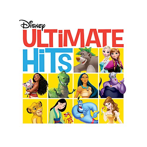 Disney Ultimate Hits album cover featuring various animated characters.