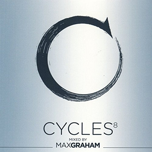 CD cover with a black circular brushstroke and the text “Cycles 8”.