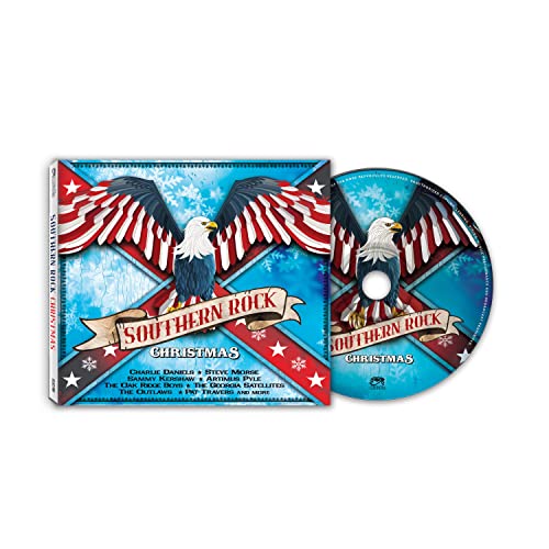 CD case and disc with an eagle and American flag design.
