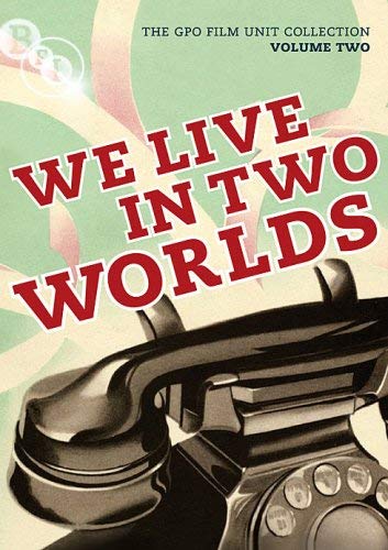 DVD cover for "We Live In Two Worlds" featuring a vintage telephone.