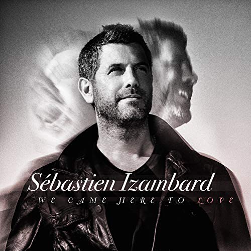 Black and white portrait of Sebastien Izambard, album cover art.