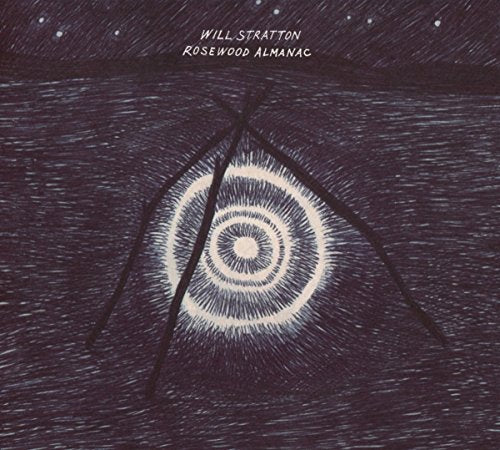 CD cover for Will Stratton’s “Rosewood Almanac” with a spiral design.